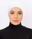 White Full Head Cover Cap