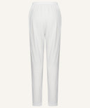 White Jersey Trousers