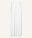 White Jersey Pencil Maxi Skirt