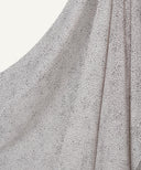 White Micro Dotted Chiffon Hijab